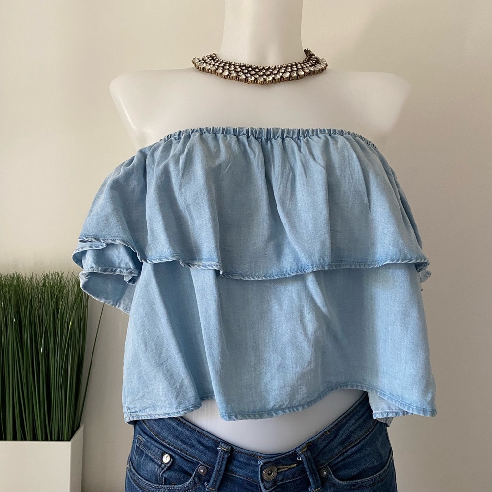 Strapless Zara Jean top size small